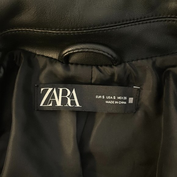 Zara Faux Leather Jacket (S) - Picture 2 of 2
